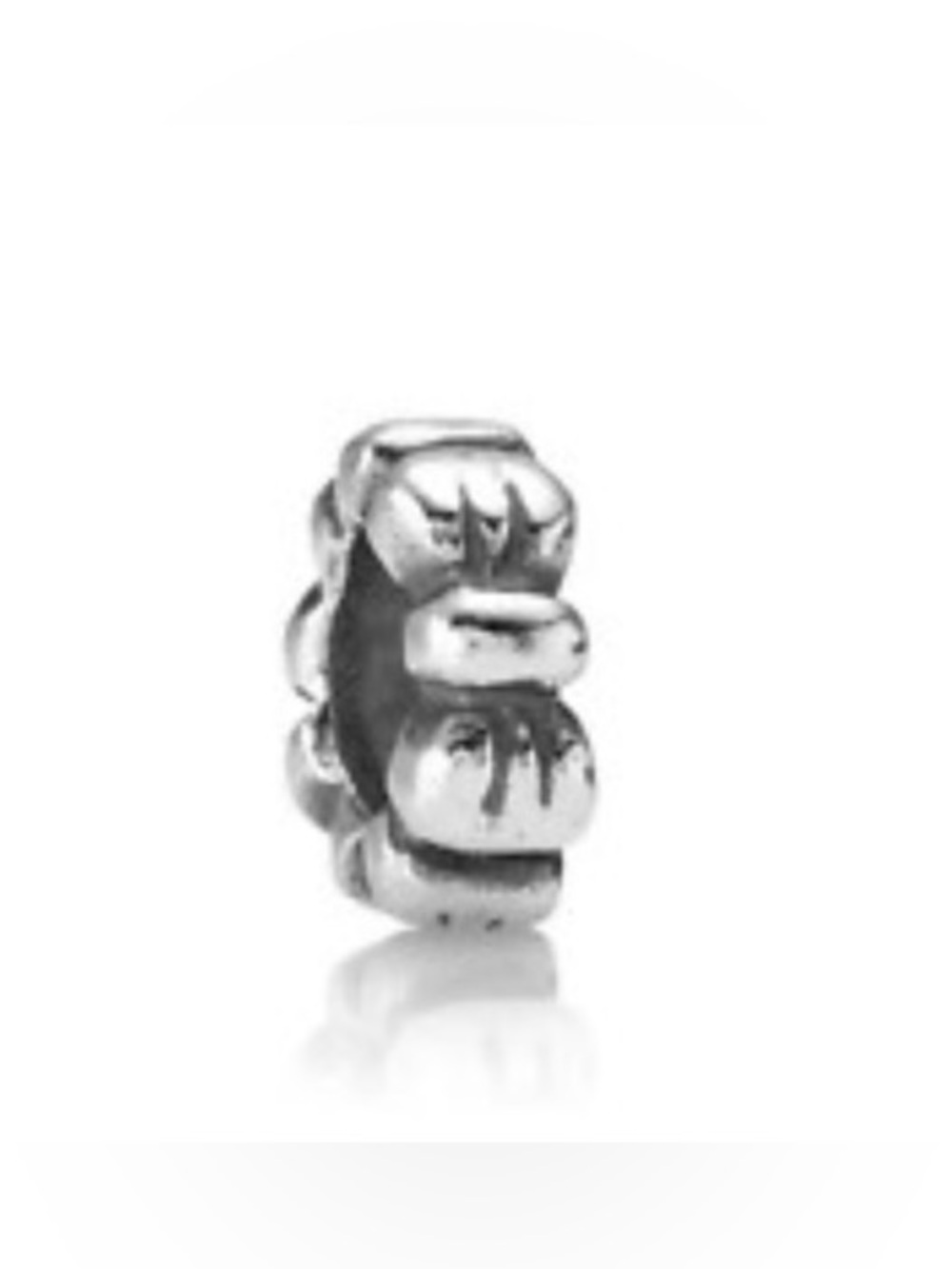 Pandora Bow Spacer Bead Charm Authentic Sterling Silver Retired